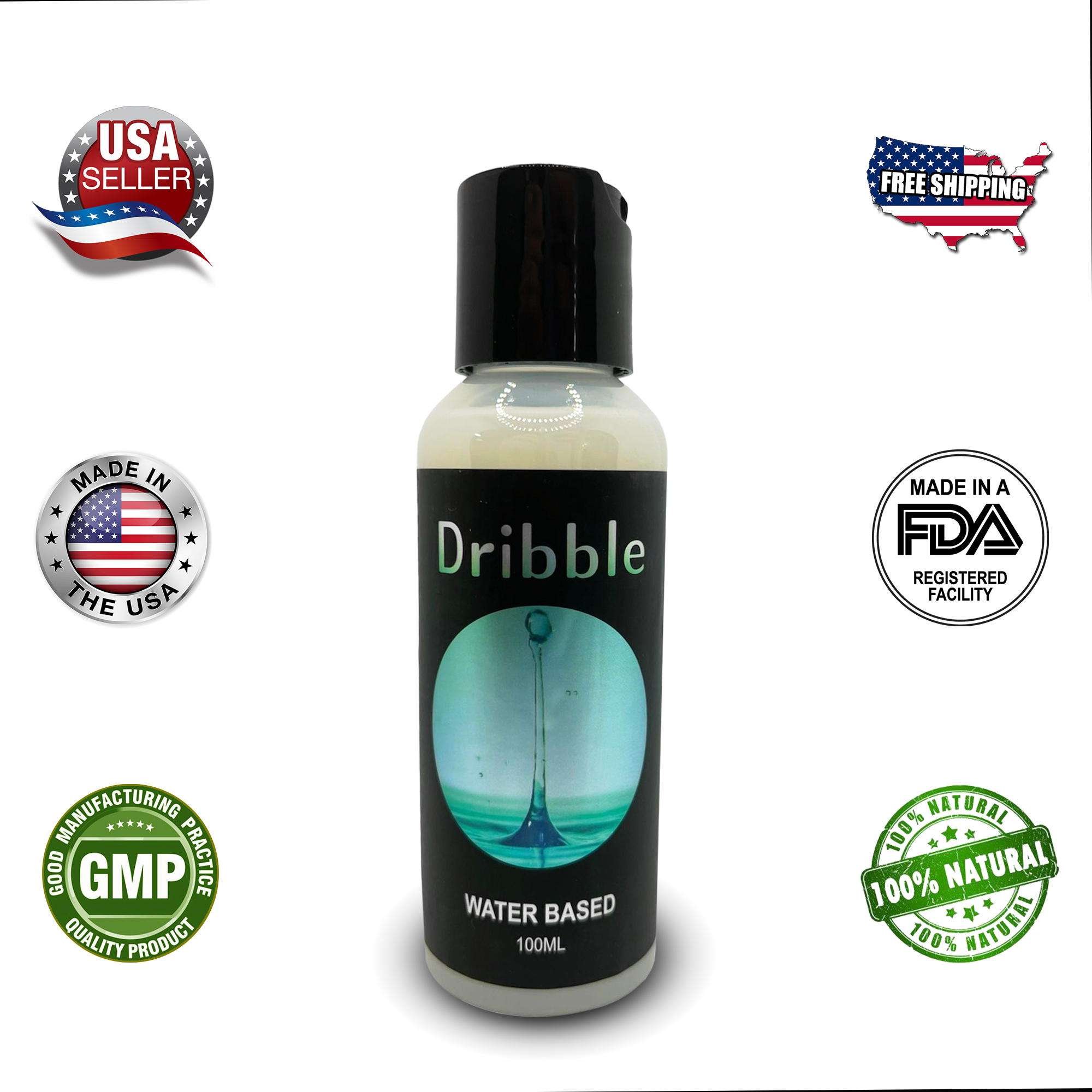 Dribble Water Based Lube Luxury form, Men & Women Limited Edition